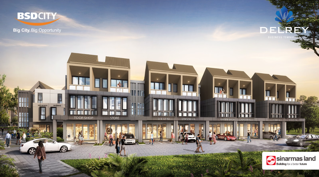 Sinar Mas Land Hadirkan Delrey Business Townhouse Di BSD City - BSD City